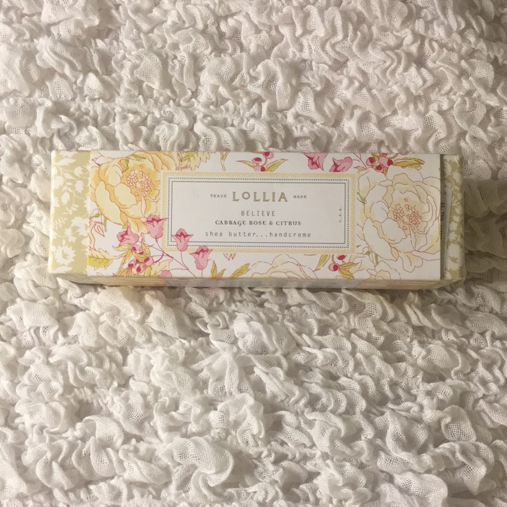 🌼Lollia Believe ~ Cabbage Rose & Citrus Handcream